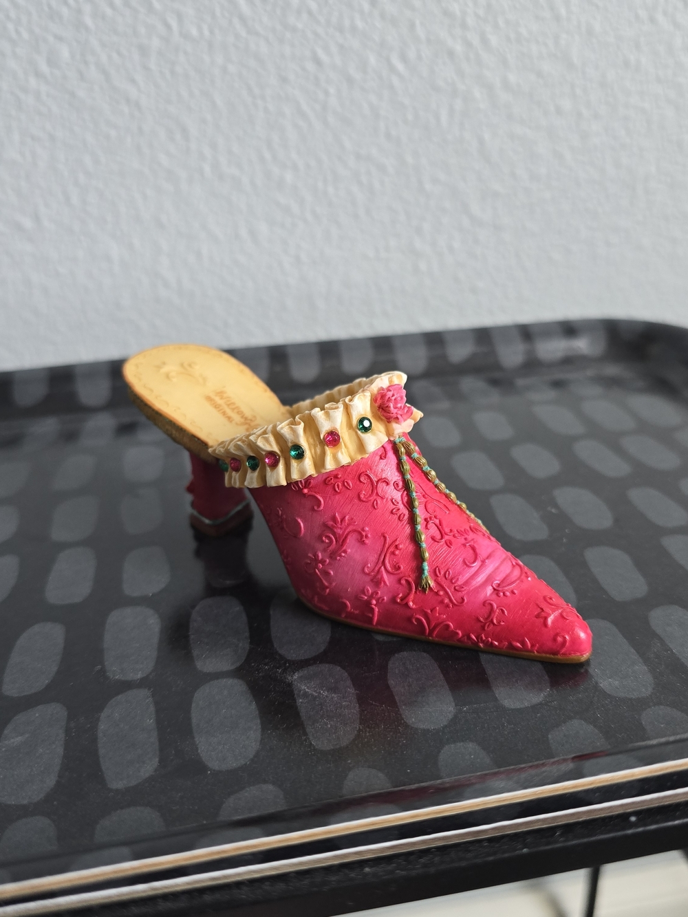 Willow Hall Miniature Ceramic Mule Heel Pretty Maiden